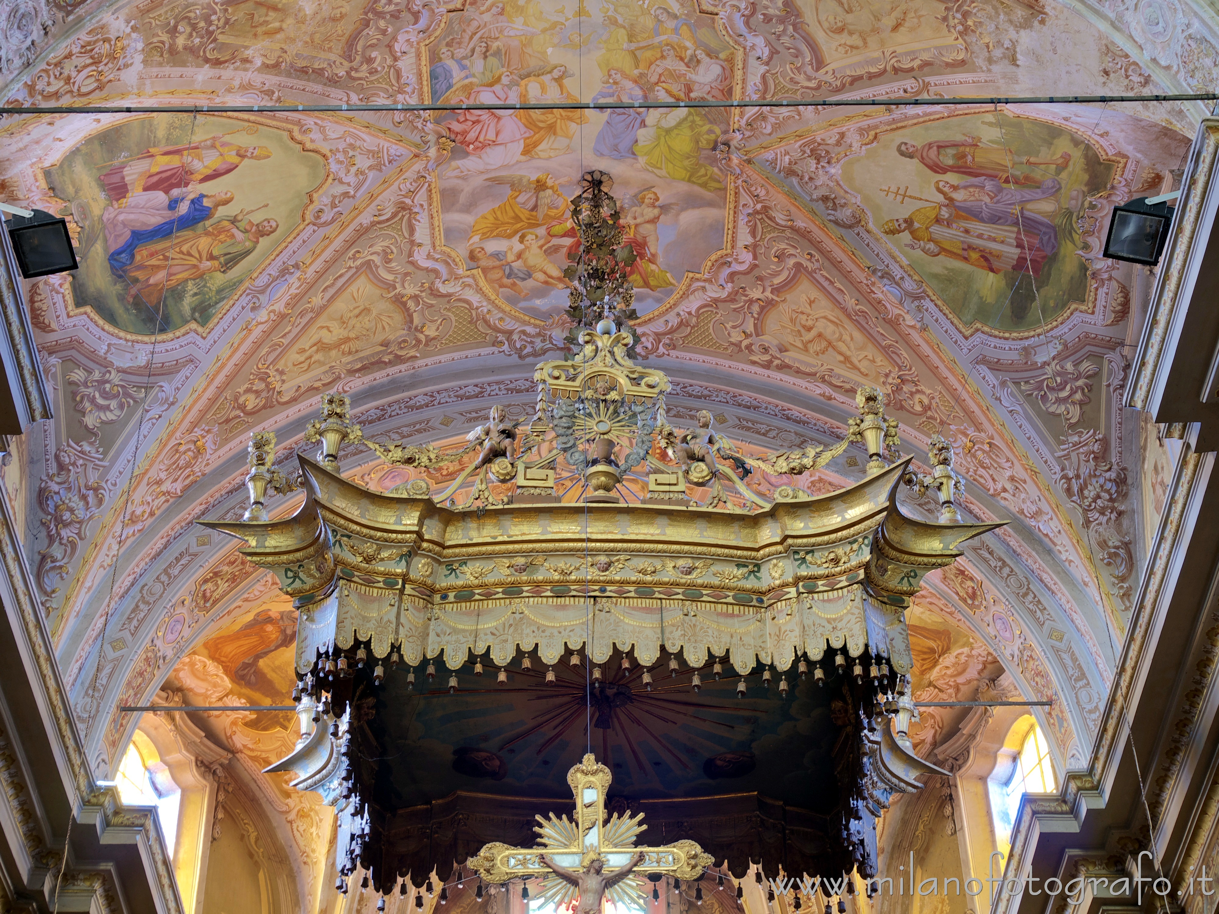 Carpignano Sesia (Novara) - Baldacchino della Chiesa di Santa Maria Assunta